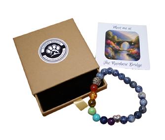 Rainbow Bridge Pet Memorial Bracelet
